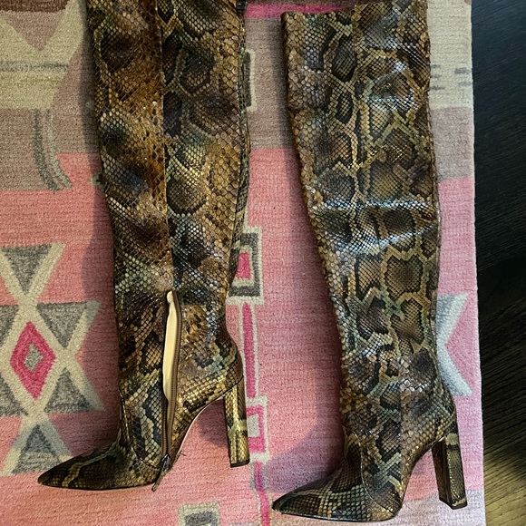 Alexandre Birman size 36.5 python over the knee boots - Picture 2 of 6